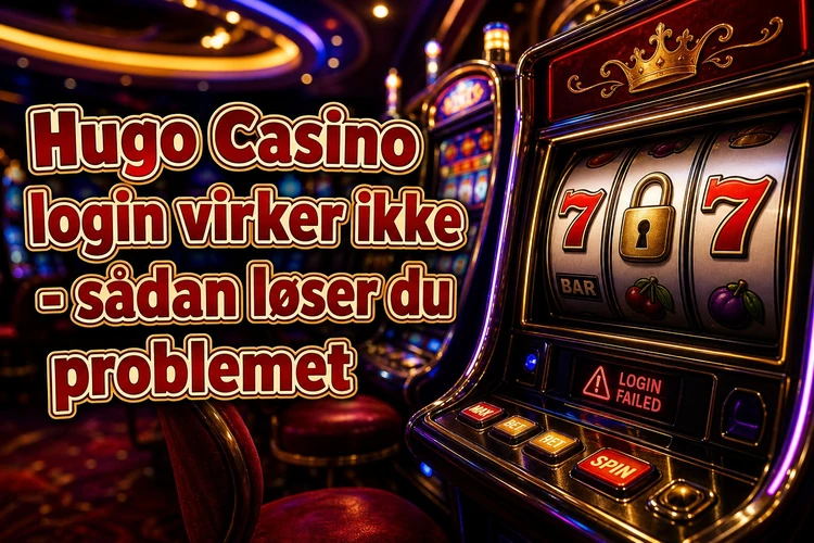 Hugo Casino login virker ikke - sådan løser du problemet